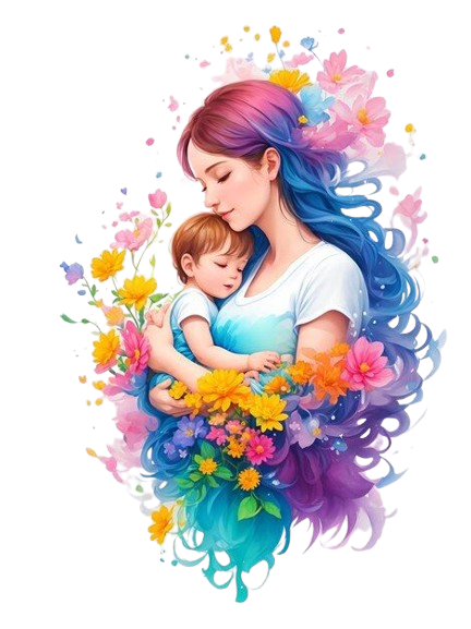 Art Mother and Baby